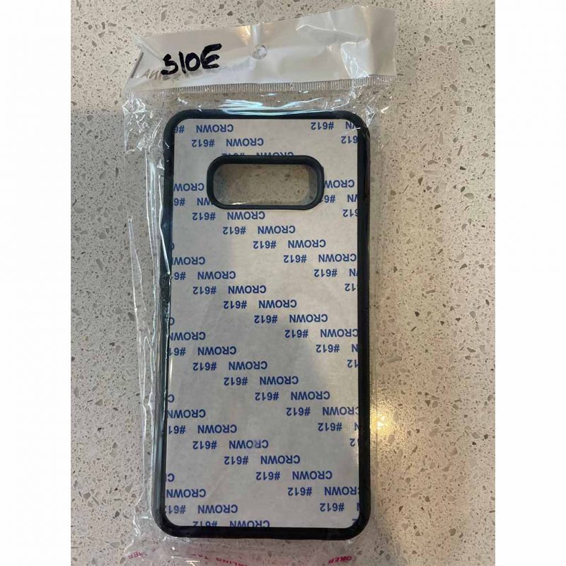 TPU PC Sublimation Phone Case For Samsung Galaxy S10E Lite Blank 512 Tape Australia Wholesale in Packet