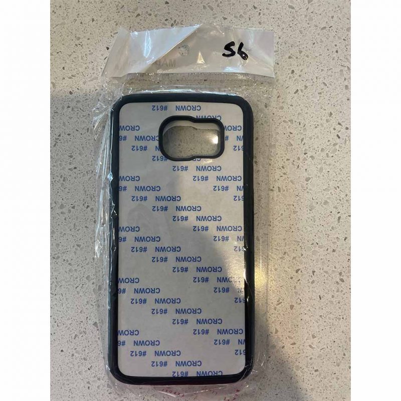 TPU PC Sublimation Phone Case For Samsung Galaxy S6 Blank 512 Tape Australia Wholesale in Packet