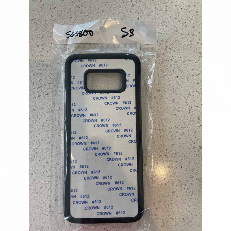 TPU PC Sublimation Phone Case For Samsung Galaxy S8 Blank 512 Tape Australia Wholesale in Packet