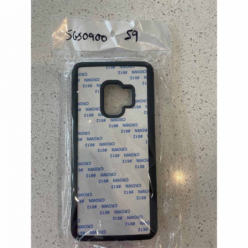 TPU PC Sublimation Phone Case For Samsung Galaxy S9 Blank 512 Tape Australia Wholesale in Packet