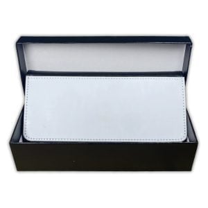 Wallet Purse PU Leather Sublimation Blank Black With Gift Box