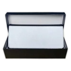 Wallet Purse PU Leather Sublimation Blank Black With Gift Box