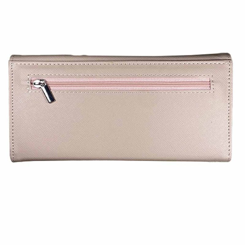 Wallet Purse PU Leather Sublimation Blank Pink Back
